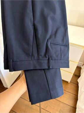 Ann Taylor Navy Chino-Style Men's Pants